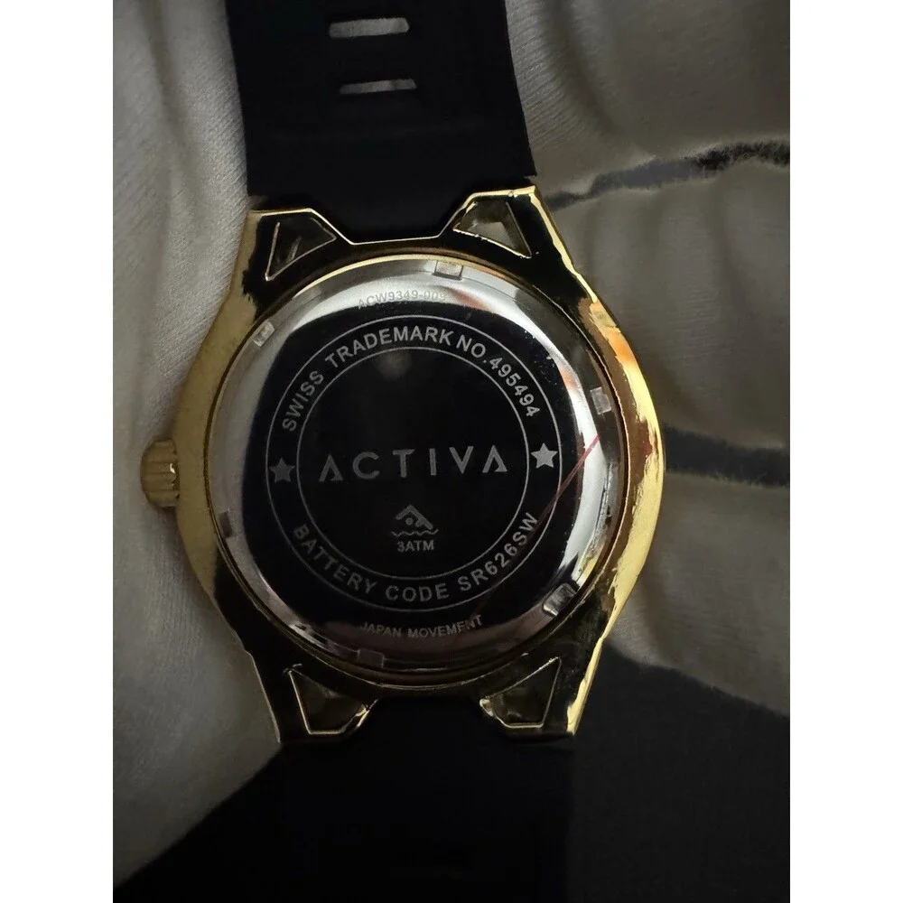Activa Drift X Invicta Men's Watch - 44mm. Black/Gold (ACW9349-009)